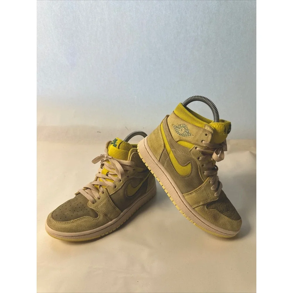 Nike Air Jordan 1 High Zoom CMFT 2 Citron Sneaker Shoes Womens Size US 5